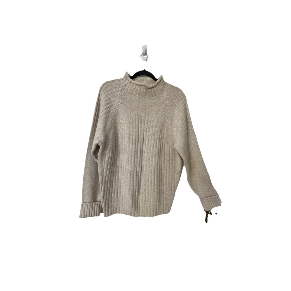 DANIELE FIESOLI Chunky Knit Beige‎ Sweater M Wool Cashmere Angora Blend